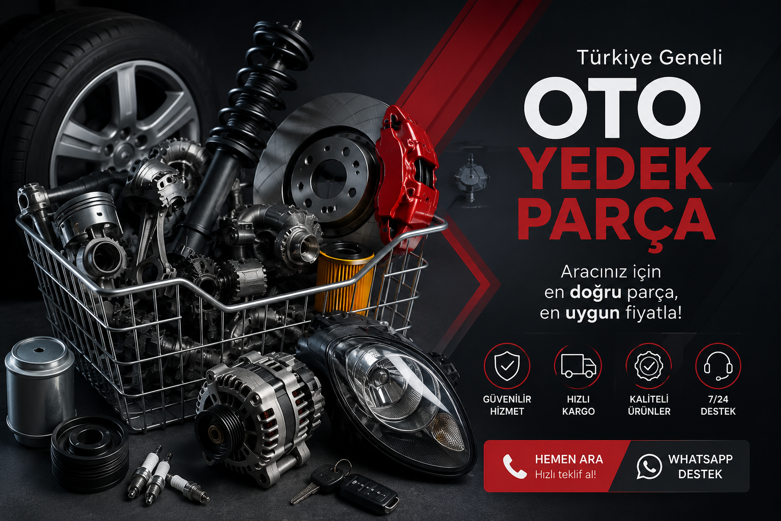 Oto Yedek Parça ve Çıkma Parça Temini